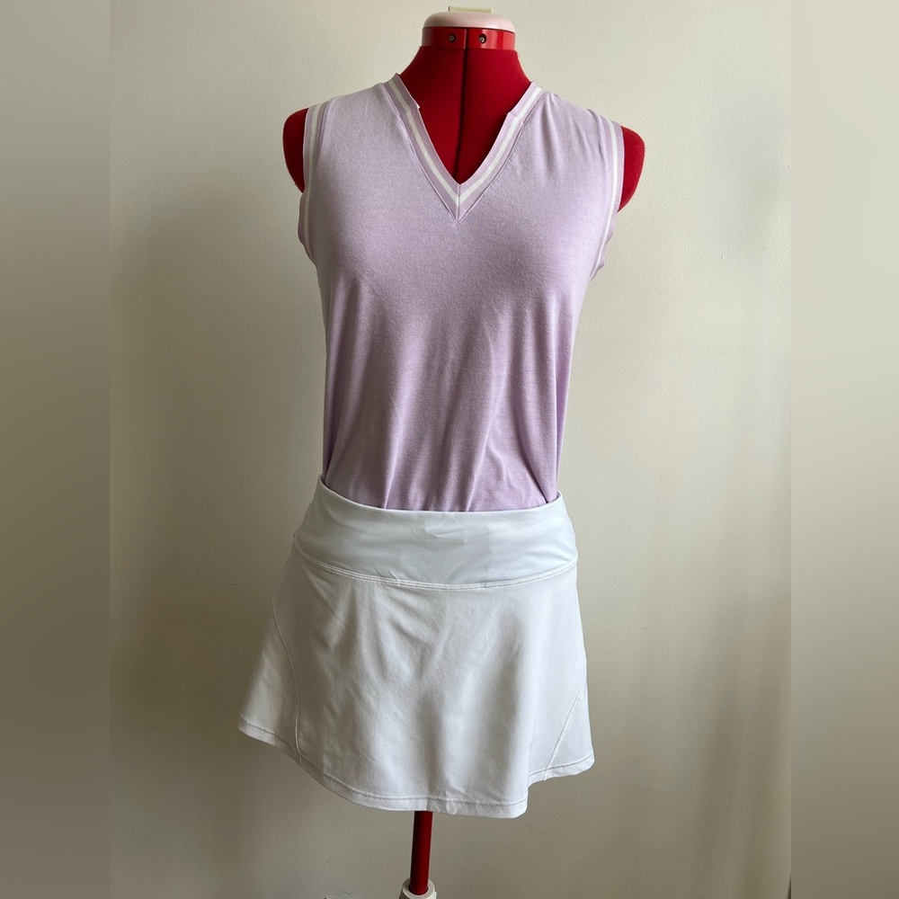 lululemon White Golf/Tennis/Sport Skirt
